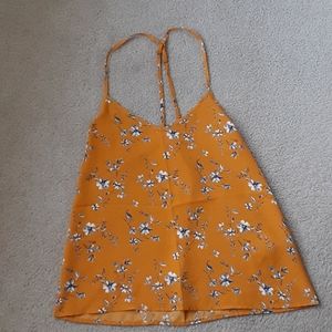 Floral summer tank top
